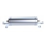 热交换器，2.5 ft2有效面积，280 BTU/hr F，额定1200PSI，(包括3/8