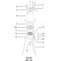 进口适配器(316 SS)， kst90 (90mm)， kst142 (142mm)，过滤器持有人与水库