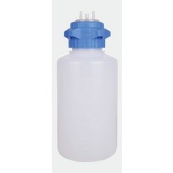 重型PP废瓶，4000ml w/溢流保护，高压灭菌