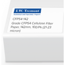 级CFP54纤维素滤纸，142mm，100 / PK（21-23微米）