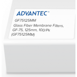 玻璃纤维膜过滤器，GF-75, 125mm, 100/Pk (GF75125MM)