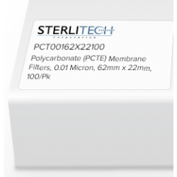 聚碳酸酯(PCTE)膜过滤器，0.01微米，62 x 22mm, 100/包